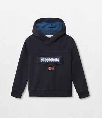 napapijri burgee fleece hoodie junior