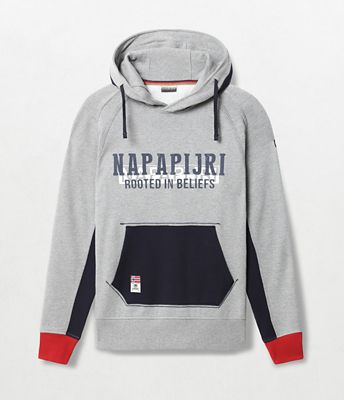 napapijri grey hoodie