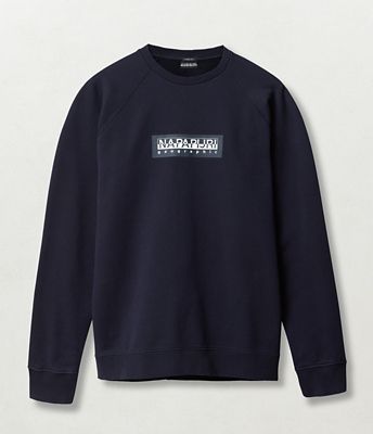 Napapijri large logo store crew sweatshirt