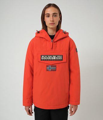 orange napapijri jacket