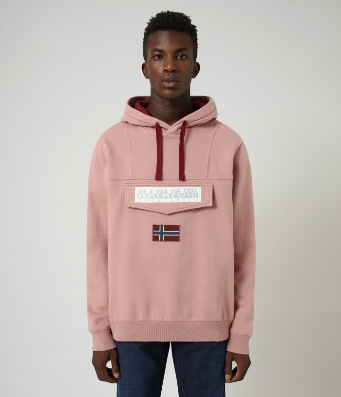 Napapijri best sale pink hoodie