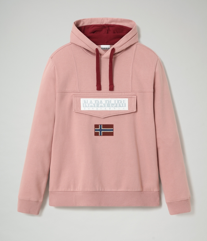 Pink hot sale napapijri hoodie