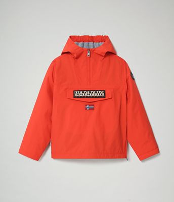 orange napapijri jacket