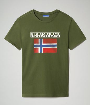 T-shirt met korte mouwen Surf Vlag | Napapijri