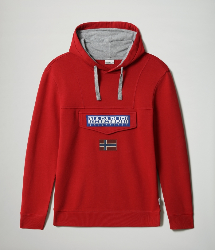 Napapijri store red hoodie