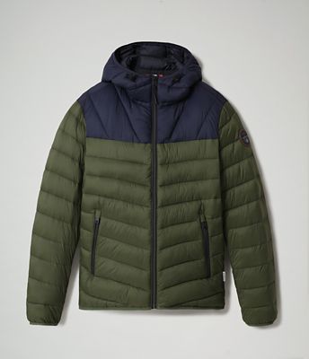 puffer jacket aerons hood