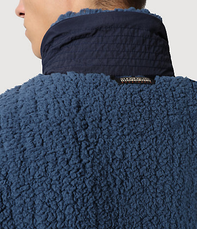 Fleece-Sweatshirt Solda mit durchgehendem Reißverschluss