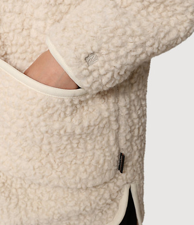 Fleece-Sweatshirt Agner mit durchgehendem Reißverschluss 5