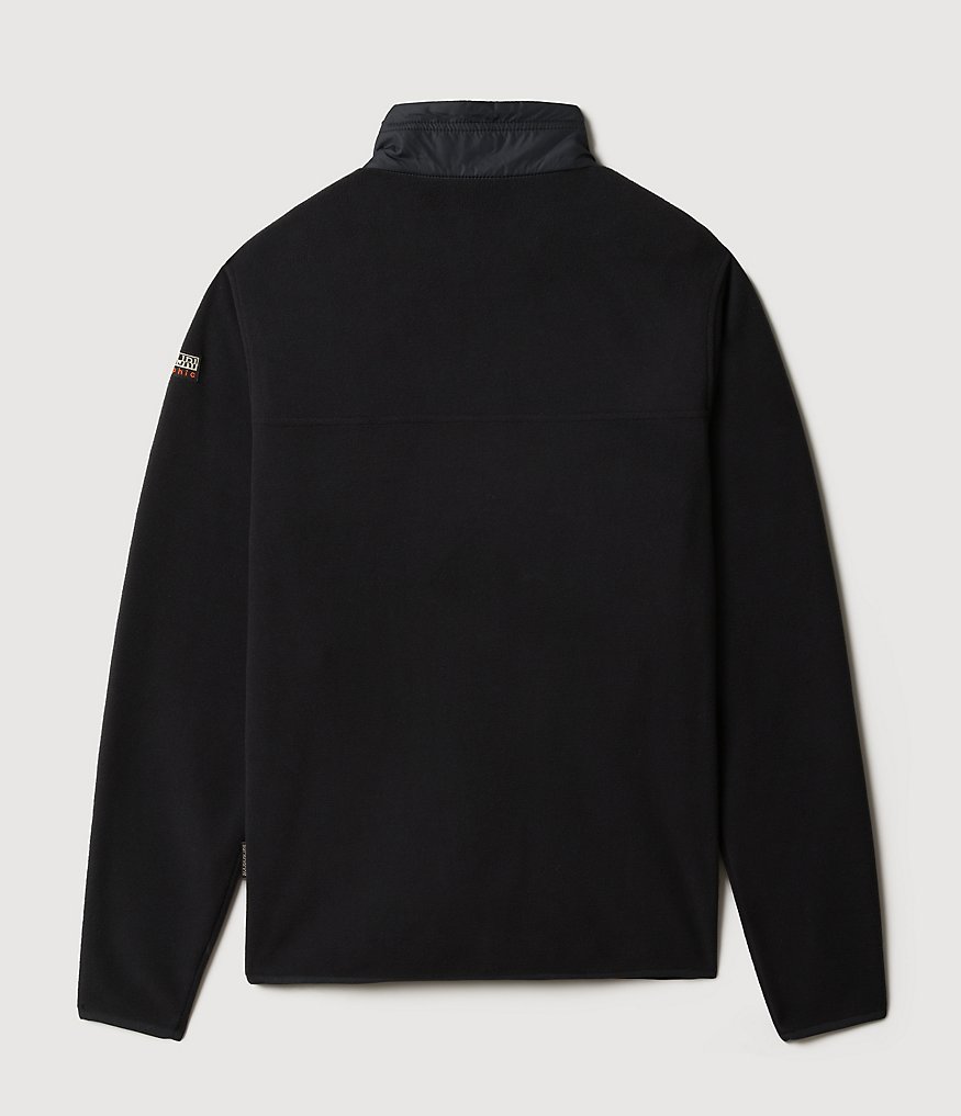 Fleece-Sweatshirt Tamix mit durchgehendem Reißverschluss-