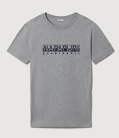 Kurzarm-T-Shirt Serber mit Print 3