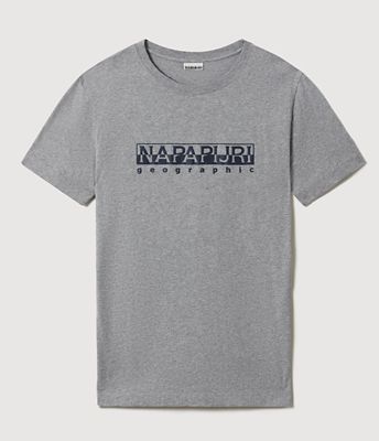 Kurzarm-T-Shirt Serber mit Print | Napapijri
