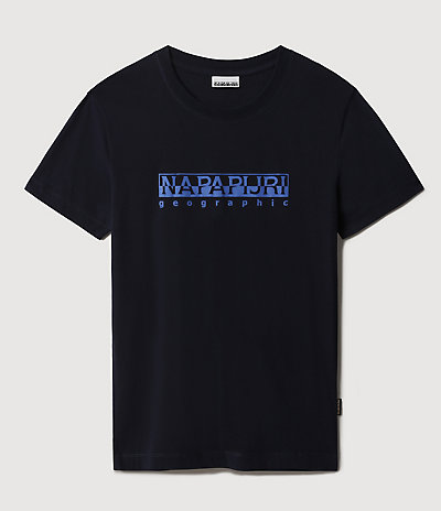 Kurzarm-T-Shirt Serber mit Print 1