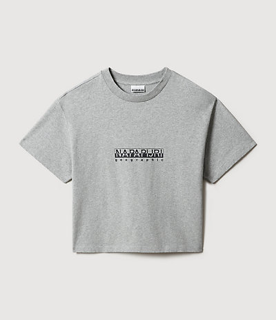 Kurzarm-T-Shirt Box Crop 3