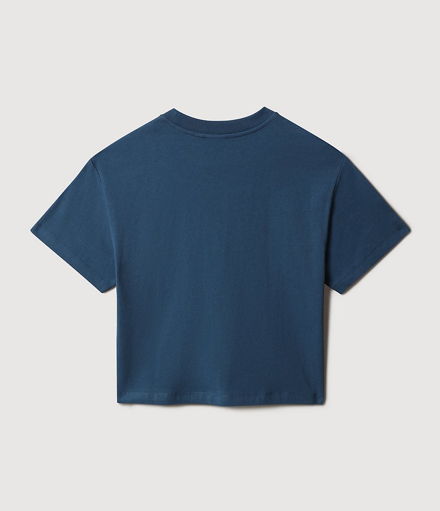 Kurzarm-T-Shirt Box Crop-