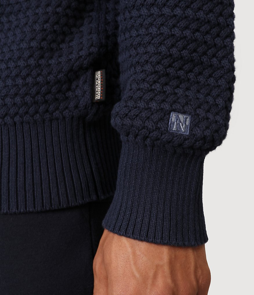 Pullover Daren mit durchgehendem Reißverschluss-
