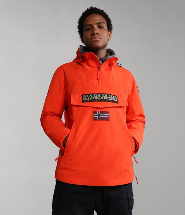 Orange cheap napapijri coat