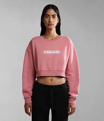 Kurz geschnittenes Sweatshirt mit Rundhalsausschnitt Box | Napapijri