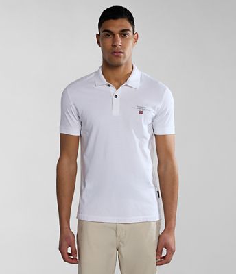 Elbas Short Sleeve Jersey Polo Shirt | Napapijri