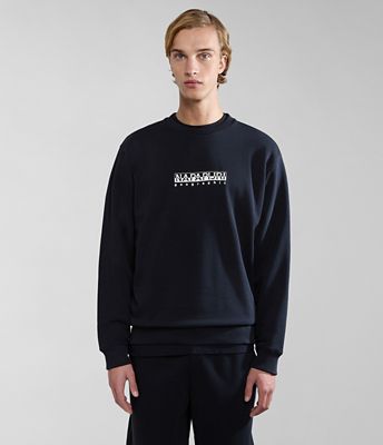 Napapijri large logo crew hot sale sweatshirt