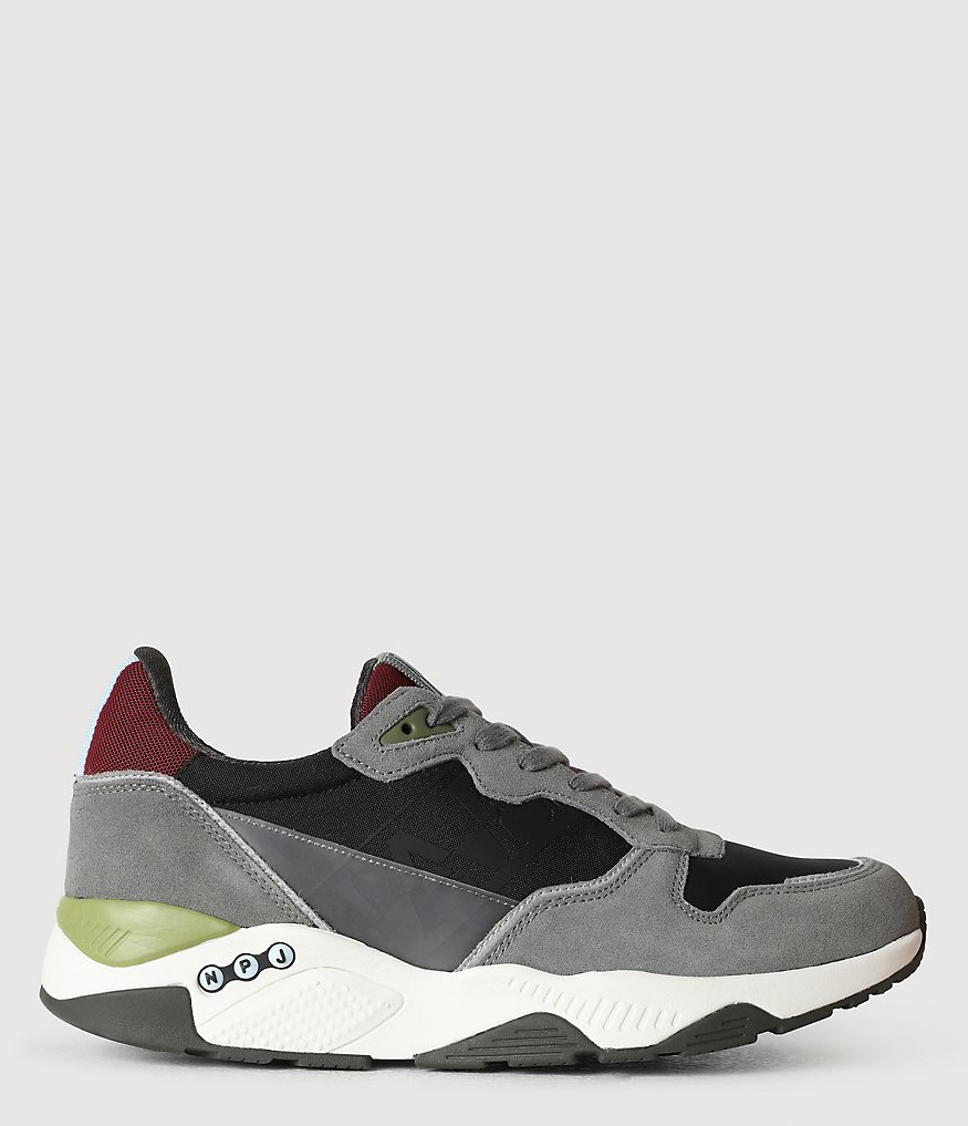 Sneakers Gray Leather-