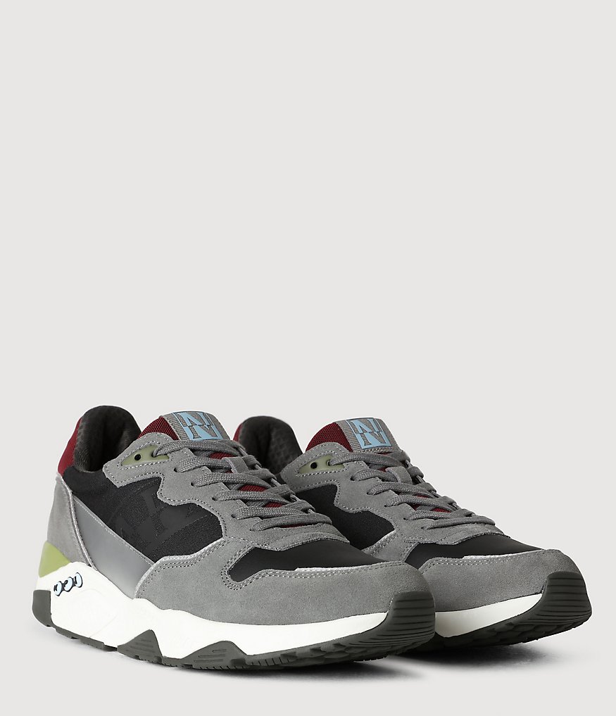 Sneaker Gray Leder-