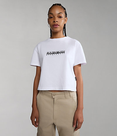 Box Short Sleeve T-shirt Crop 1