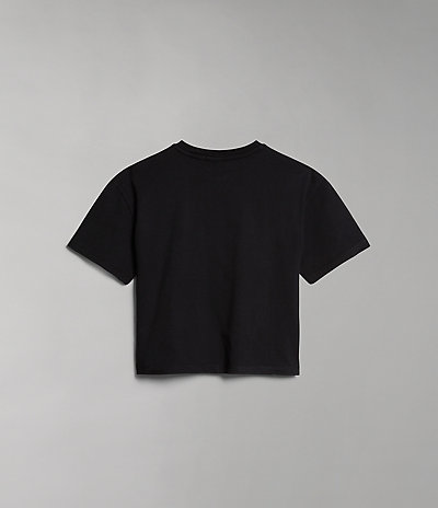 Kurzarm-T-Shirt Box Crop