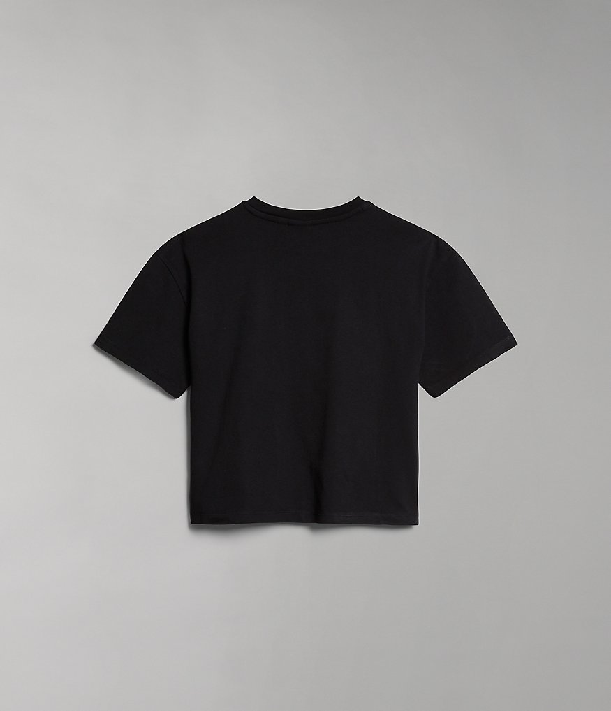 Cropped T-shirt met korte mouwen Box-