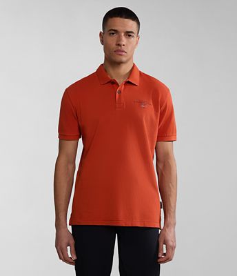 Elbas-Poloshirt van Piqué met Korte Mouwen | Napapijri