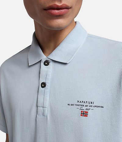 Ealis-Poloshirt van Piqué met Korte Mouwen 4