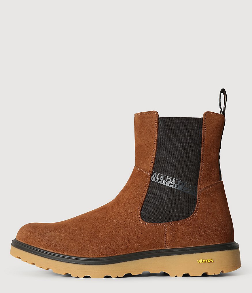 Mid Boots Oak Suede-