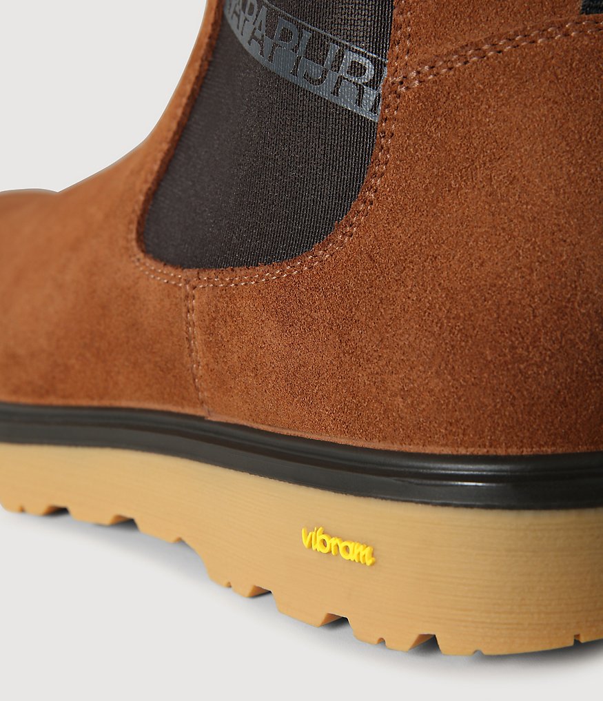 Mid Boots Oak Suede-