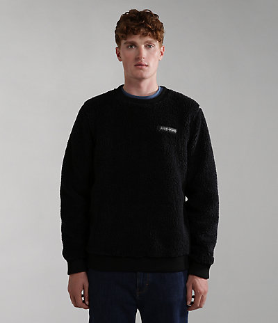 Fleece-Sweatshirt Morgex mit Rundhalsausschnitt 1