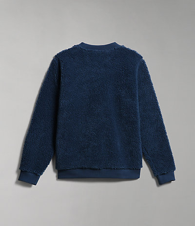 Morgex fleece sweatshirt met ronde hals 6