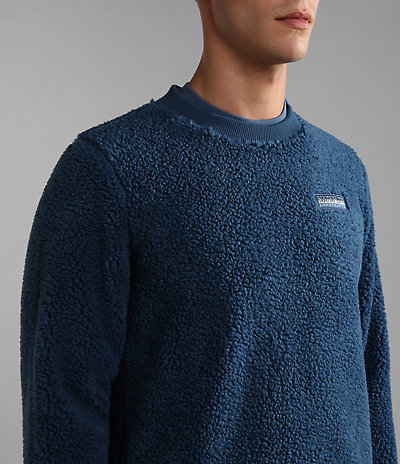 Fleece-Sweatshirt Morgex mit Rundhalsausschnitt 4