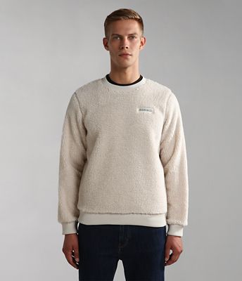 Fleece-Sweatshirt Morgex mit Rundhalsausschnitt | Napapijri