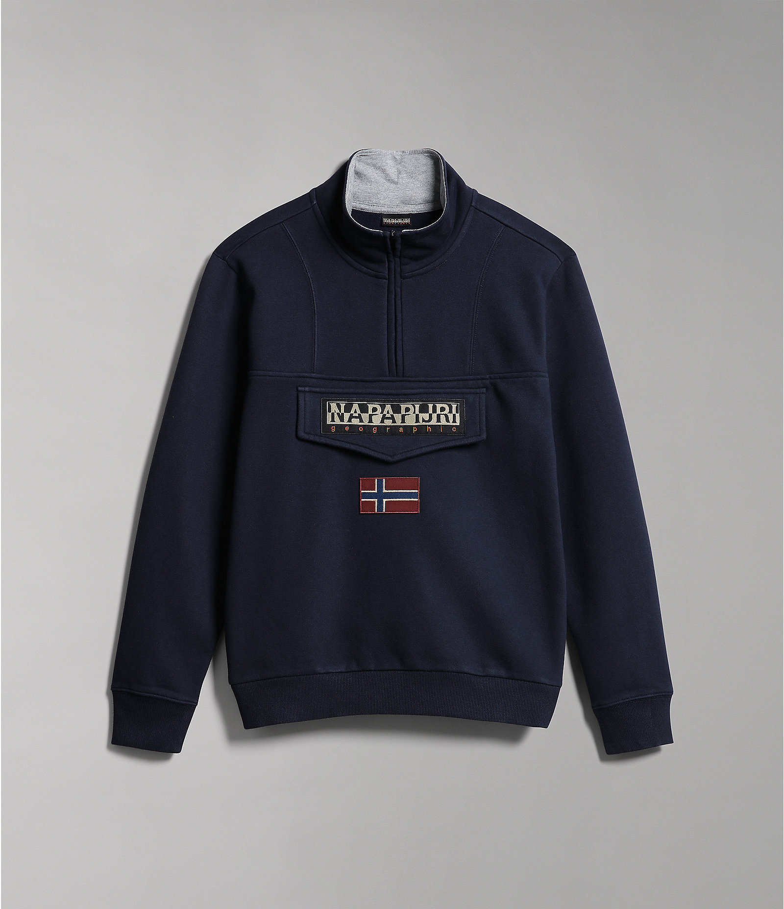 Burgee Half-Zip Sweatshirt | Napapijri | official store Burgee Half-Zip Sweatshirt | Napapijri | official store