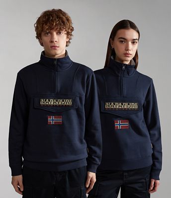 Sweatshirt Burgee mit halb durchgehendem Reißverschluss | Napapijri