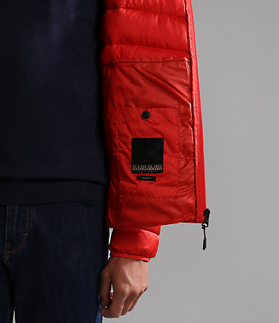 Aerons Hood Colour-block Puffer Jacket 6