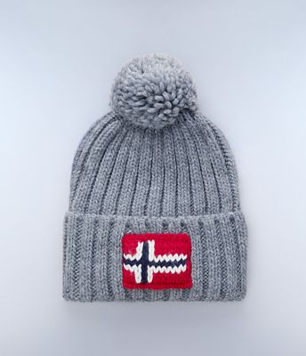 Napapijri grey store bobble hat