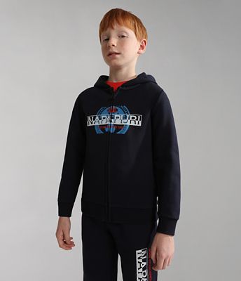 Cord Full Zip Hoodie Sweatshirt (4-8 YEARS) | Napapijri