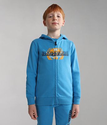 Cord Full Zip Hoodie Sweatshirt (4-8 YEARS) | Napapijri
