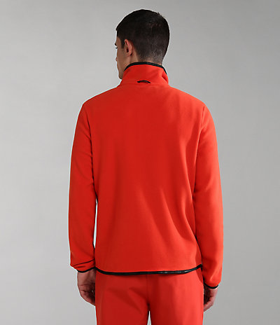 Polartec® Fleece-Sweatshirt Vulkan mit Reißverschluss 3