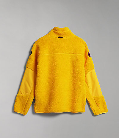 Teide fleecesweater met rolkraag 8