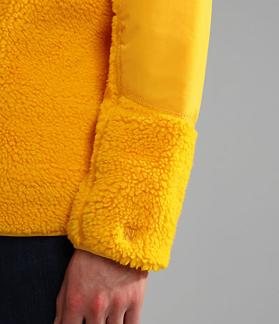 Teide fleecesweater met rolkraag 6