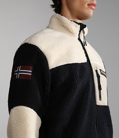 Yupik fleece sweater met rits 5