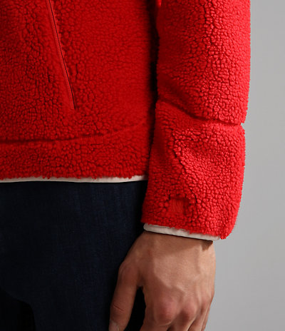 Yupik fleece sweater met rits 6