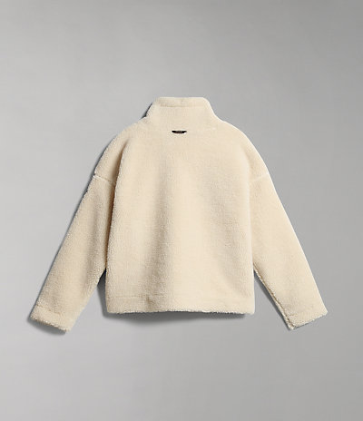 Teide fleecesweater met rolkraag 7