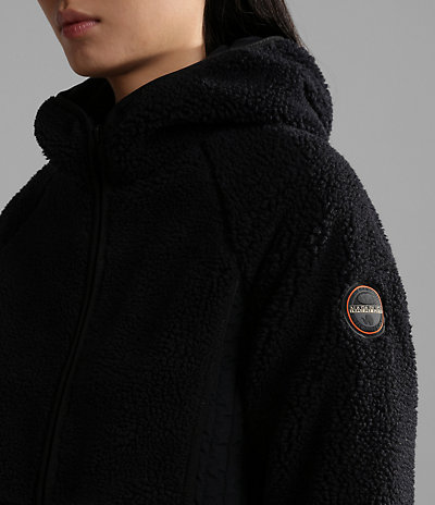 Yupik fleece hoodie met rits