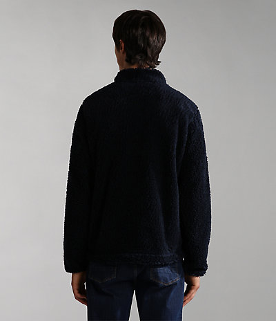 Fleece-Sweatshirt Ayas mit halb durchgehendem Reißverschluss 3